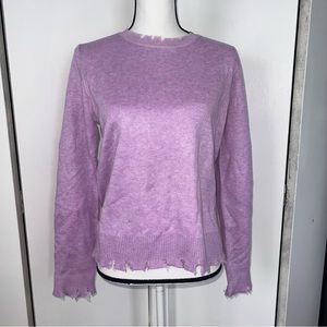 Decker pink sweater distressed size medium new with tags